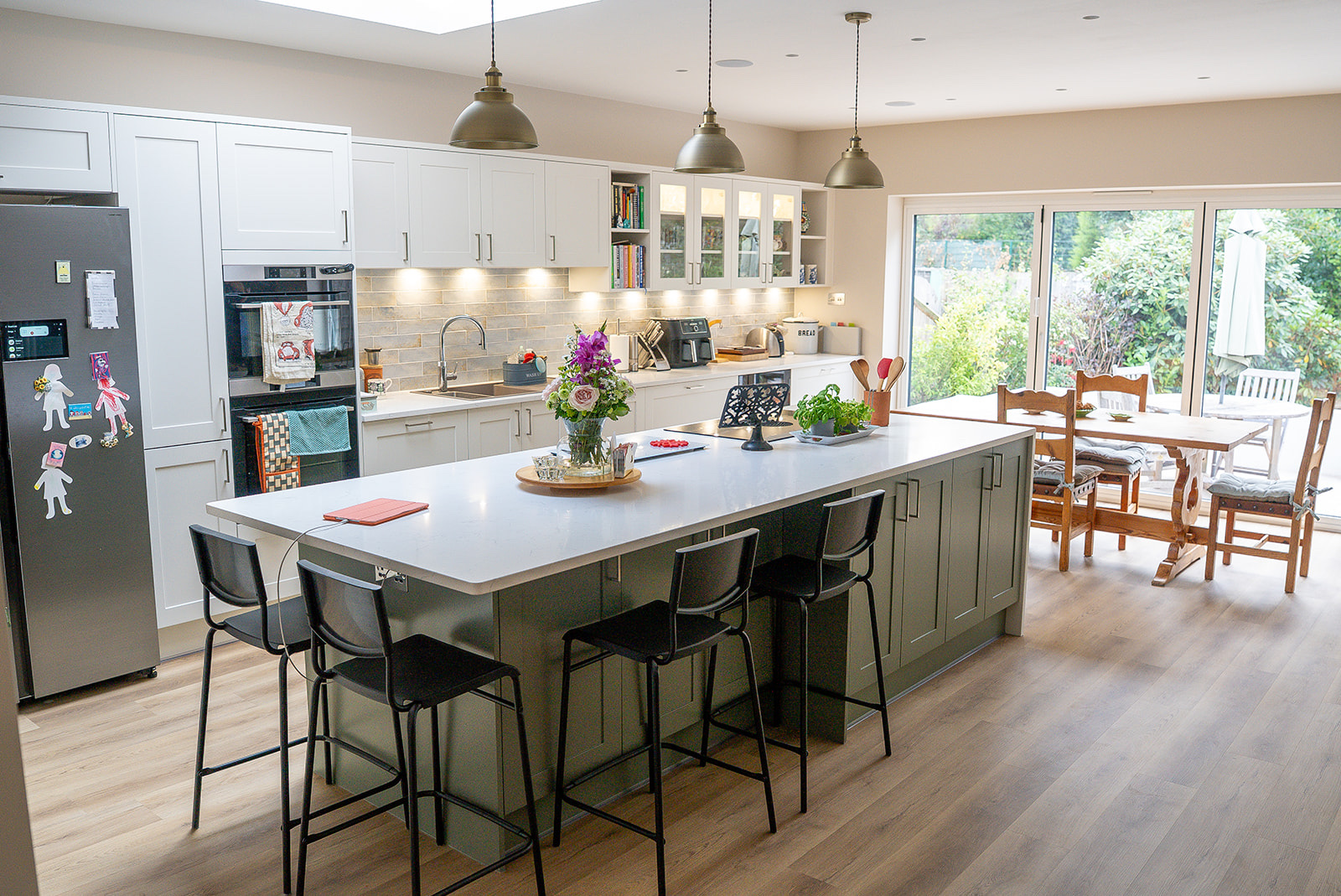Light-filled shaker kitchen by Ream in Gillingham