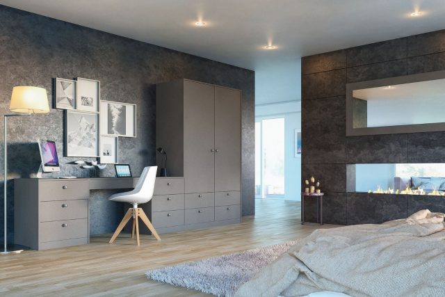 Modern-Bedroom-Grey-Cabinets