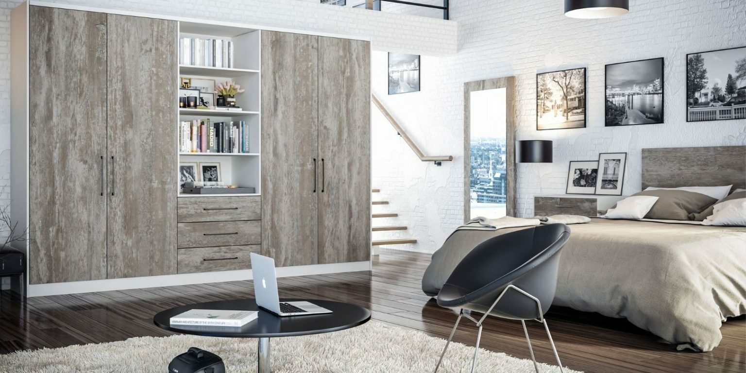 Modern-Bedroom-Wooden-Finish