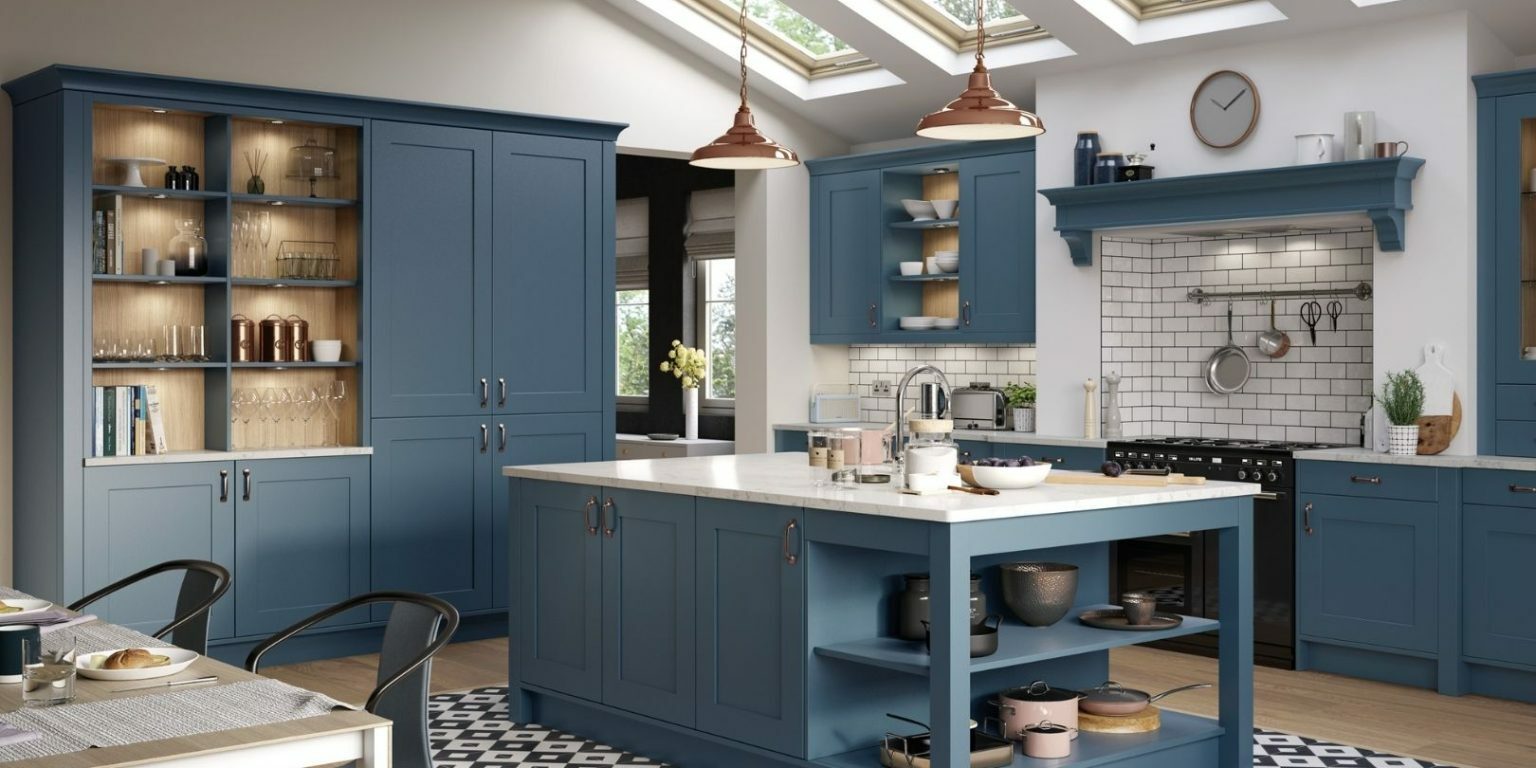 kitchen-island-blue-finish
